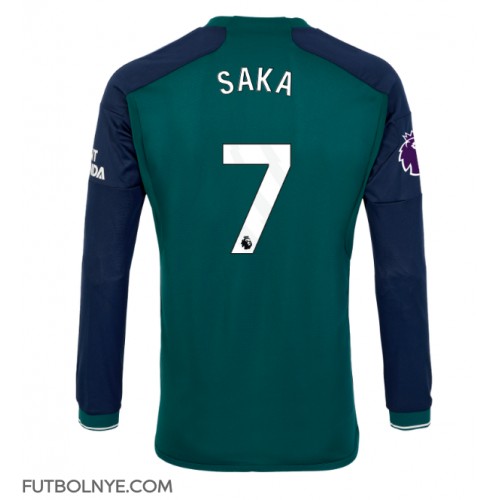 Camiseta Arsenal Bukayo Saka #7 Tercera Equipación 2023-24 manga larga